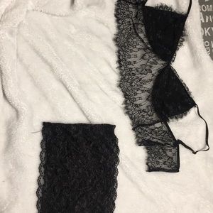 2 Piece Lingerie Set (Tube Top and Bralette)